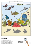 Buchcover und Innenansicht für das Buch: Kindergartenblock ab 3 Jahre - Meine ersten Rätsel und Denkspiele