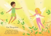 Buchcover und Innenansicht für das Buch: Mein erstes Anziehpuppen-Stickerbuch: Gaia, die kleine Gartenfee