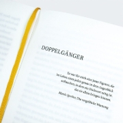 Buchcover und Innenansicht für das Buch: Buch der Gesichter