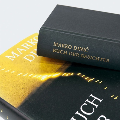 Buchcover und Innenansicht für das Buch: Buch der Gesichter