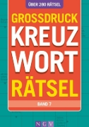 Buchcover und Innenansicht für das Buch: Großdruck Kreuzworträtsel - Band 7 - Über 280 Rätsel in großer Schrift für Senioren & Erwachsene