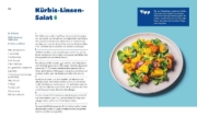 Buchcover und Innenansicht für das Buch: Lieblingsrezepte aus deinem Airfryer - vegetarisch