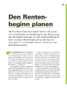 Buchcover und Innenansicht für das Buch: Meine Rente