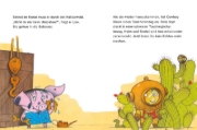 Buchcover und Innenansicht für das Buch: Cowboy Klaus und sein Schwein Lisa