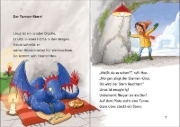 Buchcover und Innenansicht für das Buch: Leselöwen-Adventskalender für Erstleser - Drachen