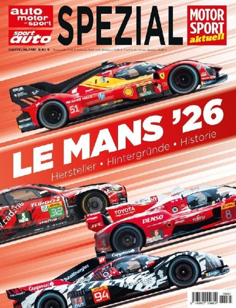 Buchcover und Innenansicht für das Buch: auto motor sport Edition - Le Mans