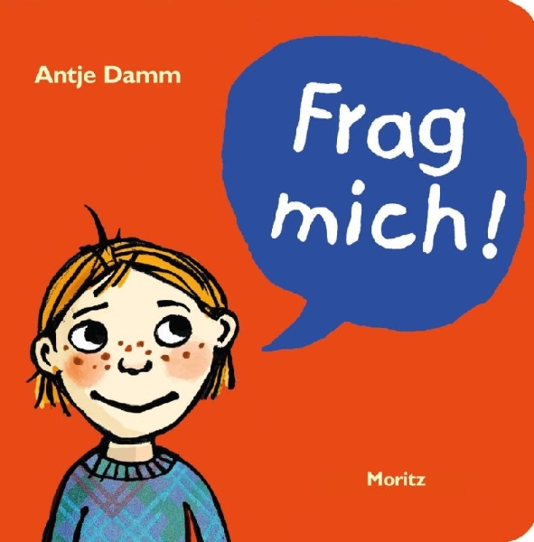 Buchcover und Innenansicht für das Buch: Frag mich!