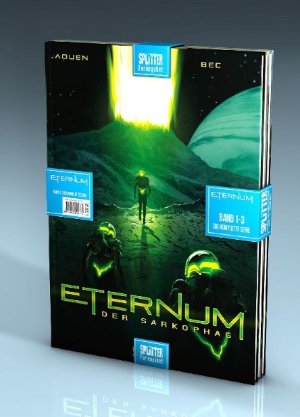 Buchcover und Innenansicht für das Buch: Eternum