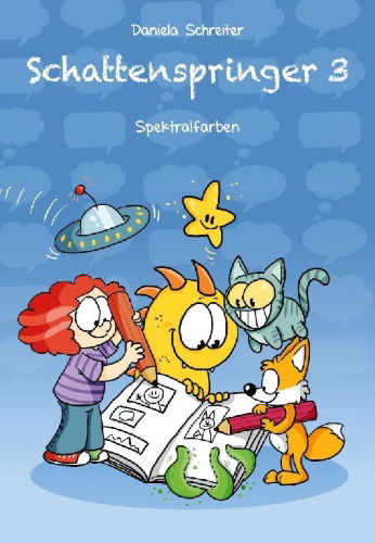 Buchcover und Innenansicht für das Buch: Schattenspringer