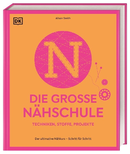 Buchcover und Innenansicht für das Buch: Die große Nähschule