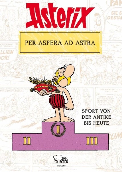Buchcover und Innenansicht für das Buch: Astérix - Le sport expliqué