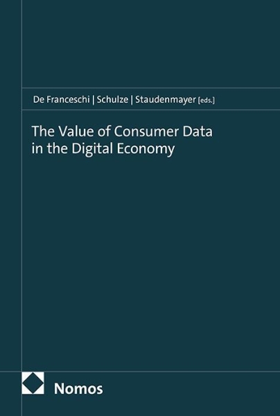 Buchcover und Innenansicht für das Buch: The Value of Consumer Data in the Digital Economy
