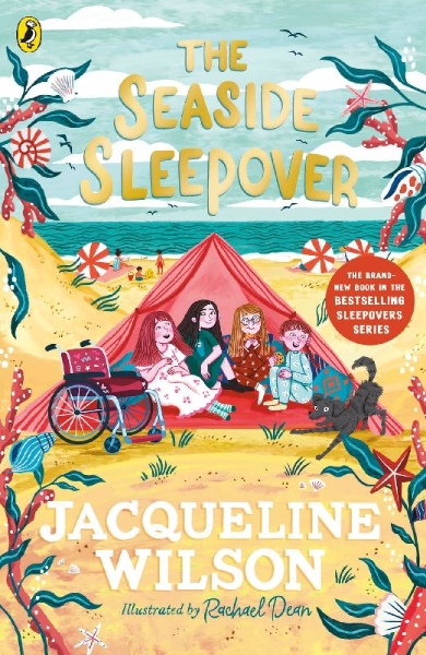 Buchcover und Innenansicht für das Buch: The Seaside Sleepover