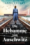 Buchcover und Innenansicht für das Buch: The Midwife of Auschwitz