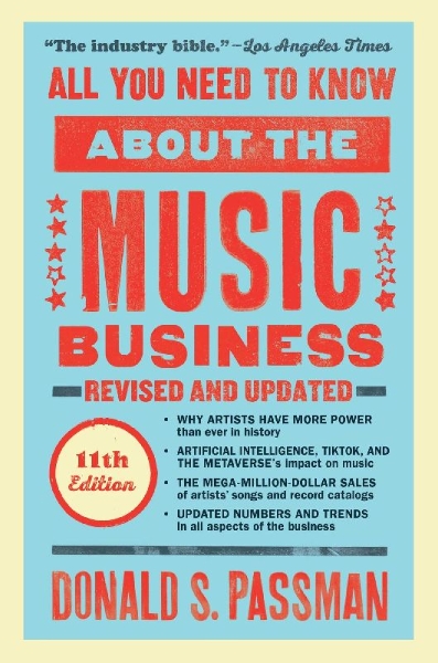Buchcover und Innenansicht für das Buch: All You Need to Know about the Music Business