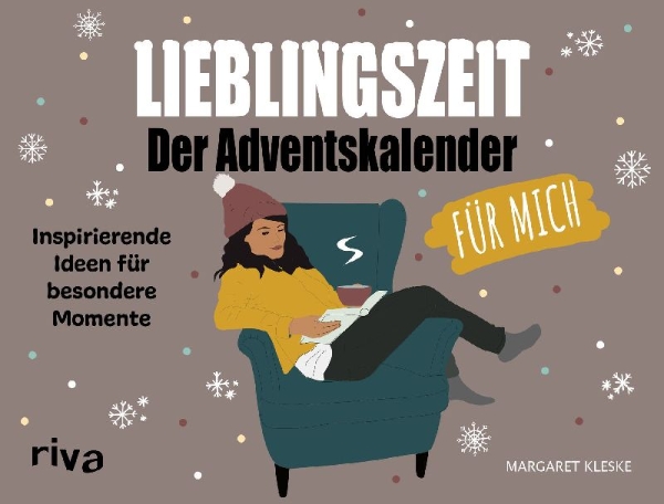 Buchcover und Innenansicht für das Buch: Lieblingszeit - Der Adventskalender für mich