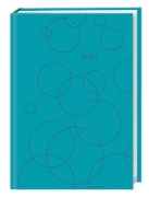 Buchcover und Innenansicht für das Buch: Kalenderbuch A6 blau 2027