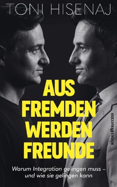 Buchcover und Innenansicht für das Buch: Aus Fremden werden Freunde