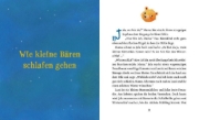 Buchcover und Innenansicht für das Buch: Wie kleine Tiere schlafen gehen. Das große Vorlesebuch