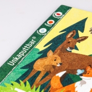 Buchcover und Innenansicht für das Buch: Baby Pixi (unkaputtbar) 178: Flippediflapp: Tiere im Wald