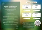 Buchcover und Innenansicht für das Buch: WM-Fieber 2026 - Das große Mitmachbuch