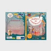 Buchcover und Innenansicht für das Buch: Wortsalat und Buchstabensuppe