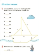 Buchcover und Innenansicht für das Buch: Fit für Mathe 2. Klasse. Mein 5-Minuten-Block