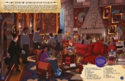 Buchcover und Innenansicht für das Buch: Where in the Wizarding World? an Official Harry Potter Search and Find Book