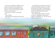 Buchcover und Innenansicht für das Buch: Mäc Mief und die rätselhafte Schafentführung