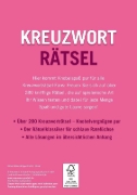 Buchcover und Innenansicht für das Buch: Kreuzworträtsel - Band 7 I Über 280 Rätsel für Erwachsene