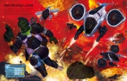 Buchcover und Innenansicht für das Buch: Der große Stickerspaß: Space Warriors