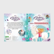 Buchcover und Innenansicht für das Buch: Sternenschweif: Mein Freundebuch