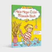 Buchcover und Innenansicht für das Buch: Conni Gelbe Reihe (Beschäftigungsbuch): Mein Mega-Oster-Mitmach-Block