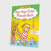 Buchcover und Innenansicht für das Buch: Conni Gelbe Reihe (Beschäftigungsbuch): Mein Mega-Oster-Mitmach-Block