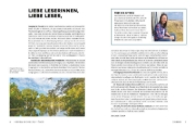 Buchcover und Innenansicht für das Buch: Yes we camp! Camping an Seen und Flüssen