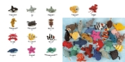 Buchcover und Innenansicht für das Buch: Mini Amigurumi Ocean: 26 Tiny Creatures to Crochet