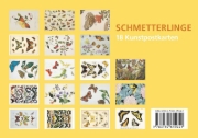 Buchcover und Innenansicht für das Buch: Postkarten-Set Schmetterlinge