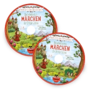 Buchcover und Innenansicht für das Buch: Reise durch das Märchenland - Die beliebtesten Märchen der Brüder Grimm (Audio-CD)