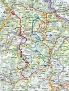 Buchcover und Innenansicht für das Buch: Dolomiten Höhenwege 1-3