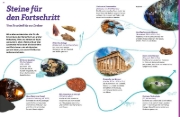 Buchcover und Innenansicht für das Buch: WAS IST WAS Mineralien und Gesteine. Schätze der Natur