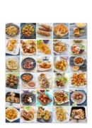 Buchcover und Innenansicht für das Buch: Rezepte für den AIRFRYER