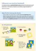 Buchcover und Innenansicht für das Buch: Lass uns basteln - Ausschneiden und kleben ab 3 Jahre - Einhörner
