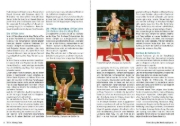 Buchcover und Innenansicht für das Buch: Thaiboxen - Profitechniken und Kampftraining