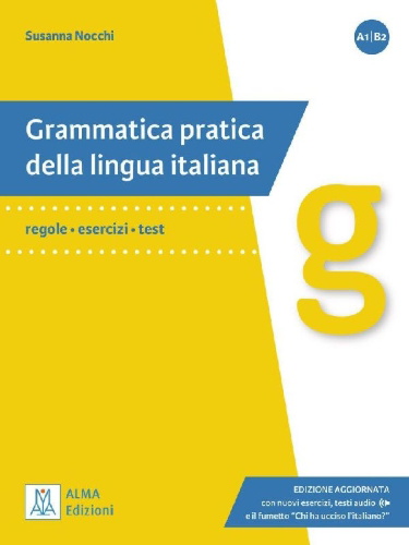 Buchcover und Innenansicht für das Buch: Grammatica pratica della lingua italiana
