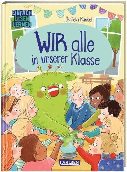 Buchcover und Innenansicht für das Buch: WIR alle in unserer Klasse