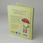 Buchcover und Innenansicht für das Buch: The Little Frog's Guide to Self-Care