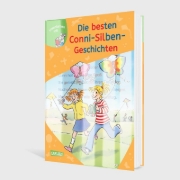 Buchcover und Innenansicht für das Buch: LESEMAUS zum Lesenlernen Sammelbände: Die besten Conni-Silben-Geschichten