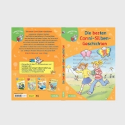 Buchcover und Innenansicht für das Buch: LESEMAUS zum Lesenlernen Sammelbände: Die besten Conni-Silben-Geschichten