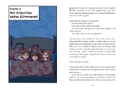 Buchcover und Innenansicht für das Buch: Oma verbuddeln