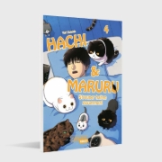 Buchcover und Innenansicht für das Buch: Tsure-neko Maruru to Hachi